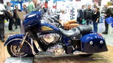 2014 Indian Chieftain (Blue Colour) at 2013 EICMA Milan Motorcycle Exhibition