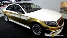 2014 Mercedes-Benz S-Class Gold Plated Carlsson CS500 at 2014 Geneva Motor Show