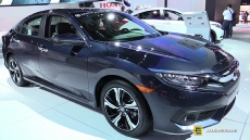 2016 Honda Civic Touring at 2016 Detroit Auto Show