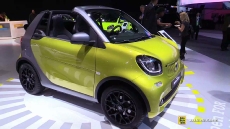 2017 Smart for Two Cabrio at 2016 Detroit Auto Show