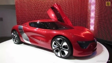 Renault Dezir Concept - Electric Vehicle at Paris Champs Elysee Showroom