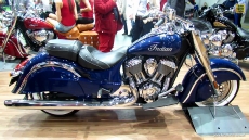 2014 Indian Chief Classic (Blue Colour) at 2013 EICMA Milan Motorcycle Exhibition