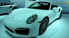 2014 Porsche 911 Turbo S Convertible at 2013 Los Angeles Auto Show
