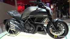 2015 Ducati Diavel Titanium at 2014 EICMA Milan Motorcycle Exhibition